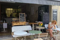 Entrée du coffee shop