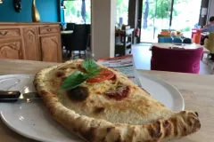 Pizza en restaurant