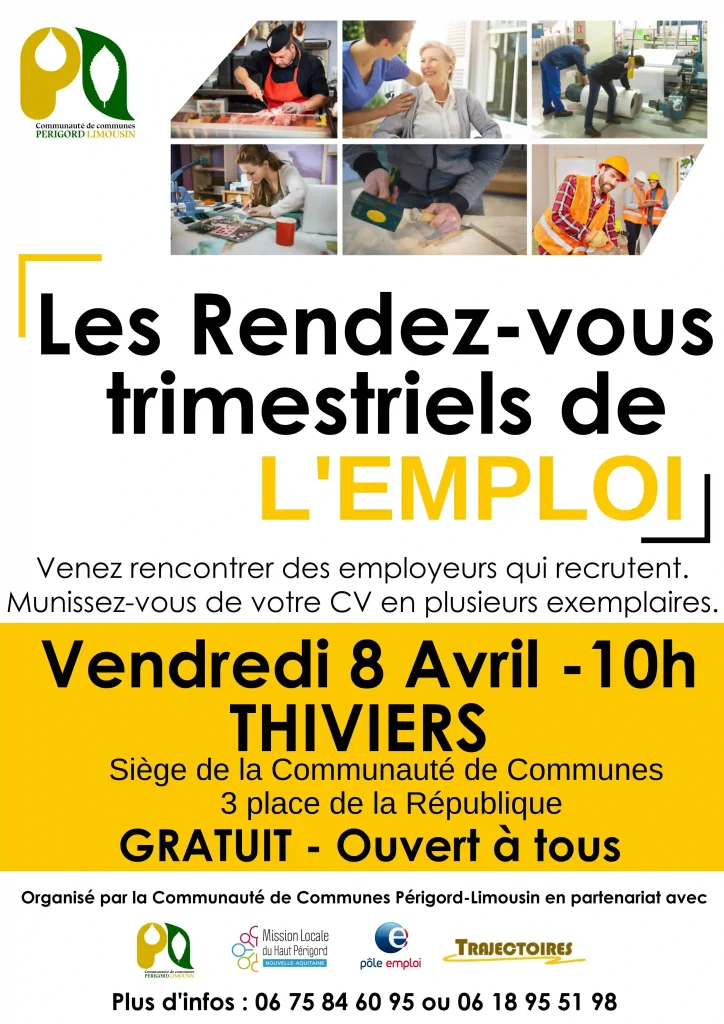 rendez-vous trimestriels de l'emploi