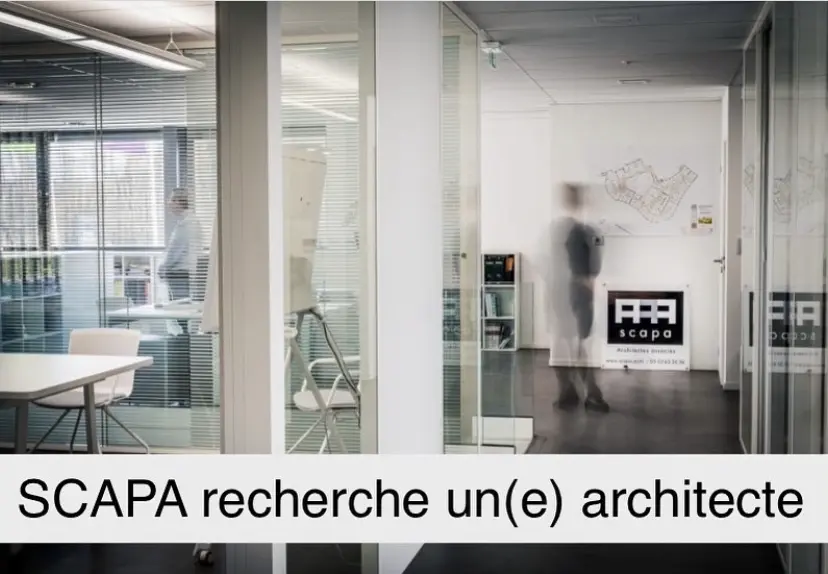Scapa Architectes Associés recherche un(e) architecte en CDI.