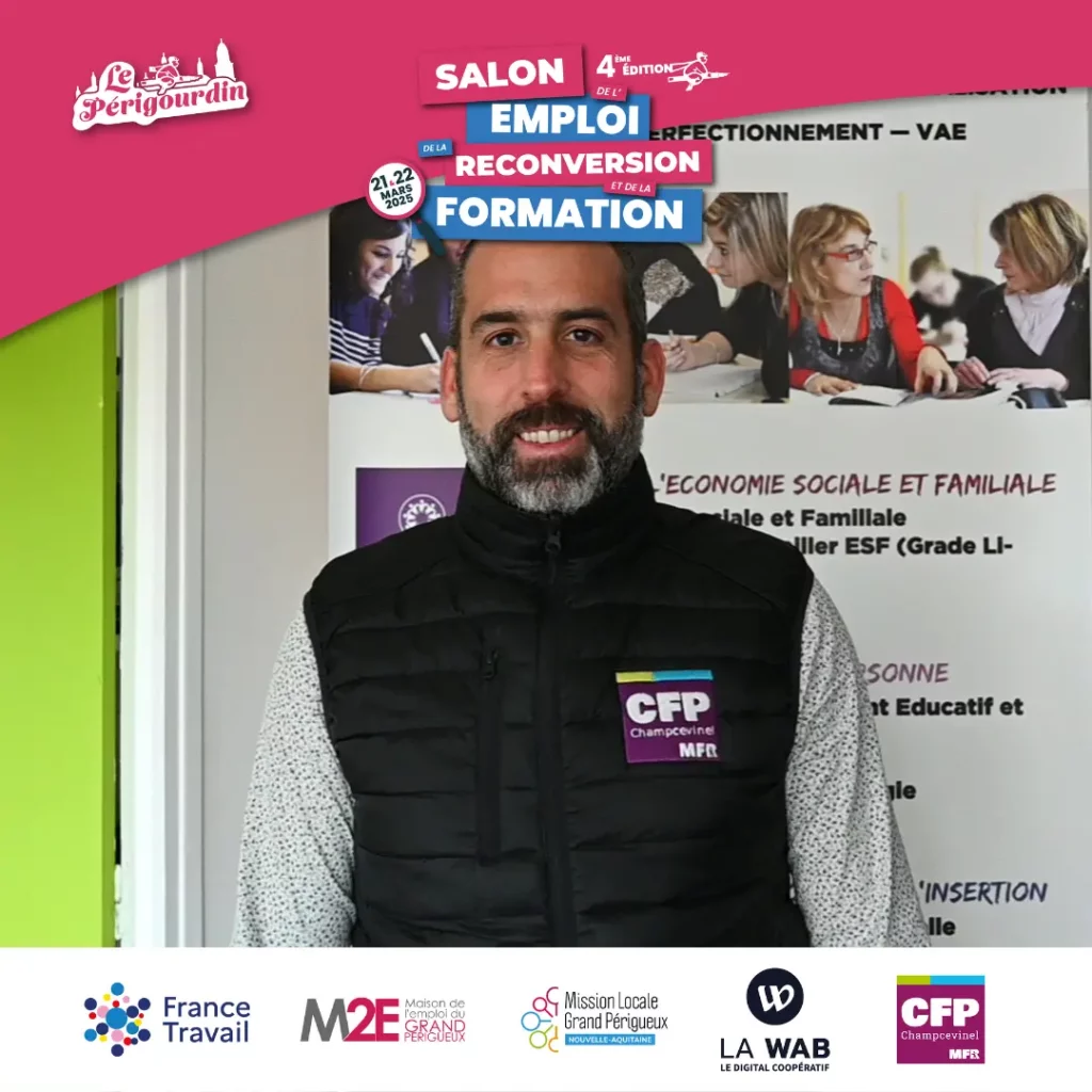 Partenaire CFP au Salon de l'Emploi de la Reconversion et de la Formation 2025