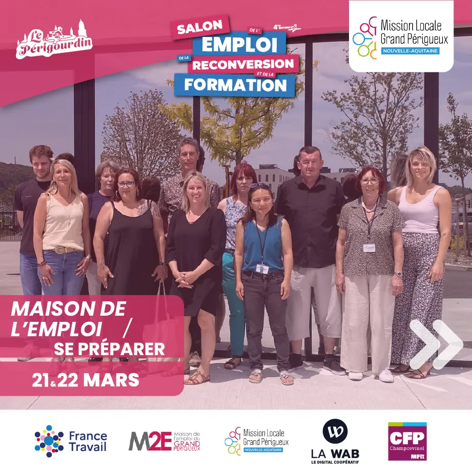 L'équipe de la Maison de l'Emploi de Périgueux