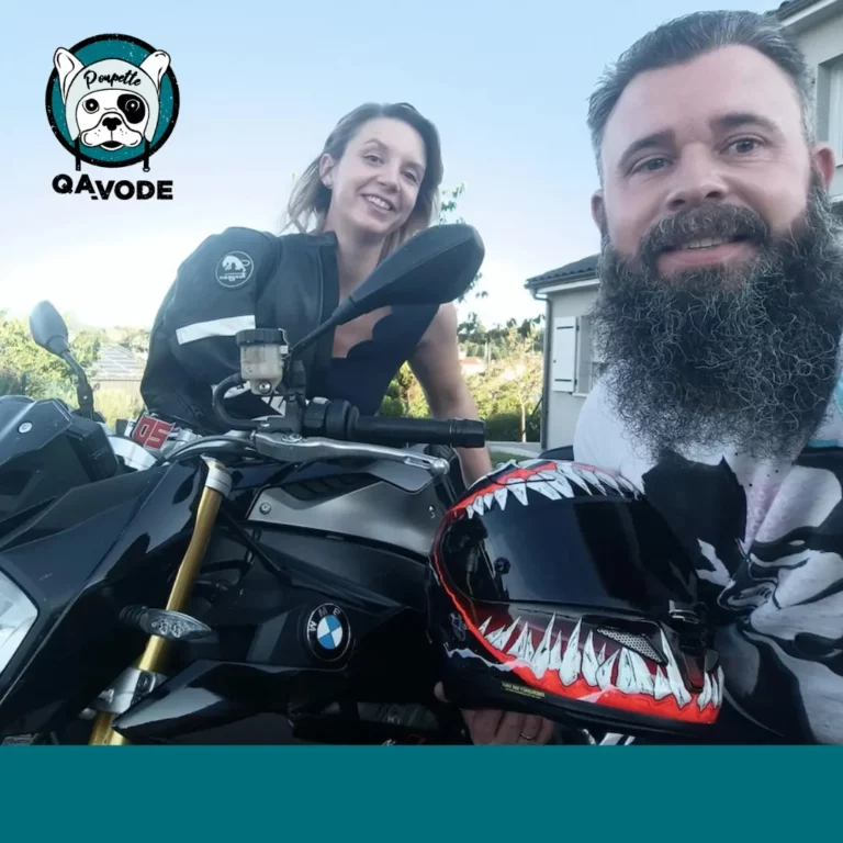 application QA Vode poupette motard france dordogne couverture 768x768