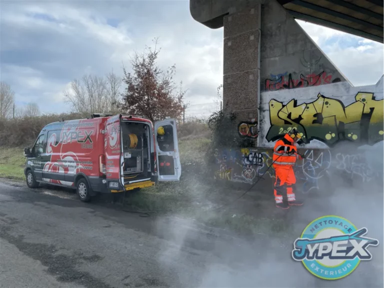 Nettoyage de graffiti a Sarlat Dordogne par Jypex Nettoyage 1068x800 1 768x575
