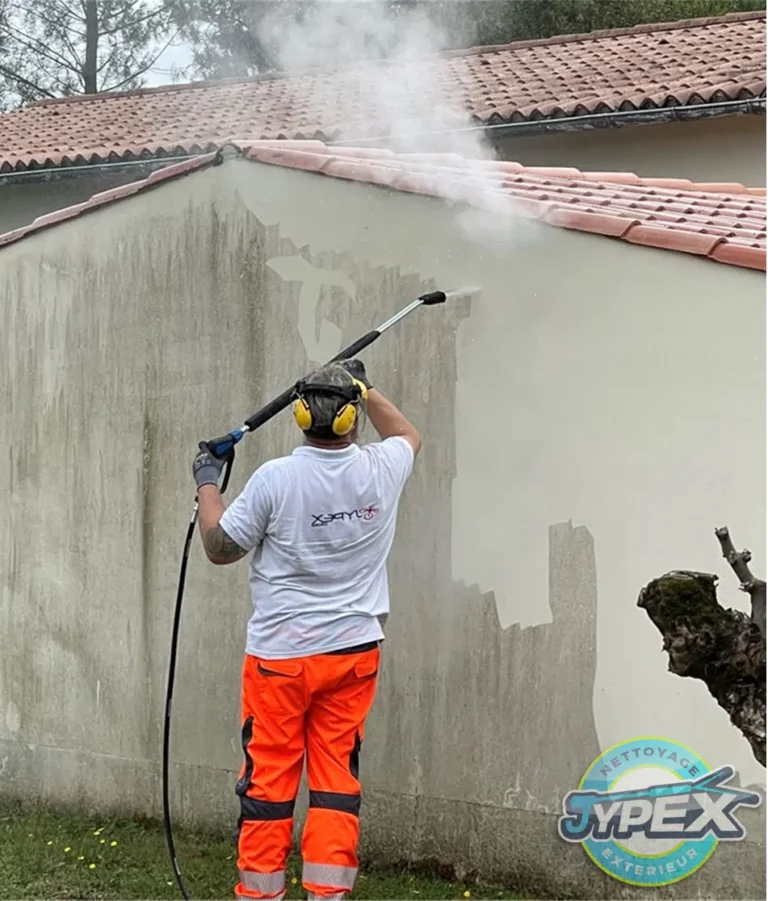 Nettoyage facade a la vapeur a Bergerac par Jypex Nettoyage AVANT.jpg 768x901